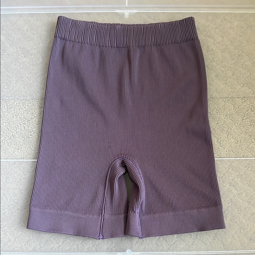 Free People Intimately Ribbed Purple Shorts Size XS/S